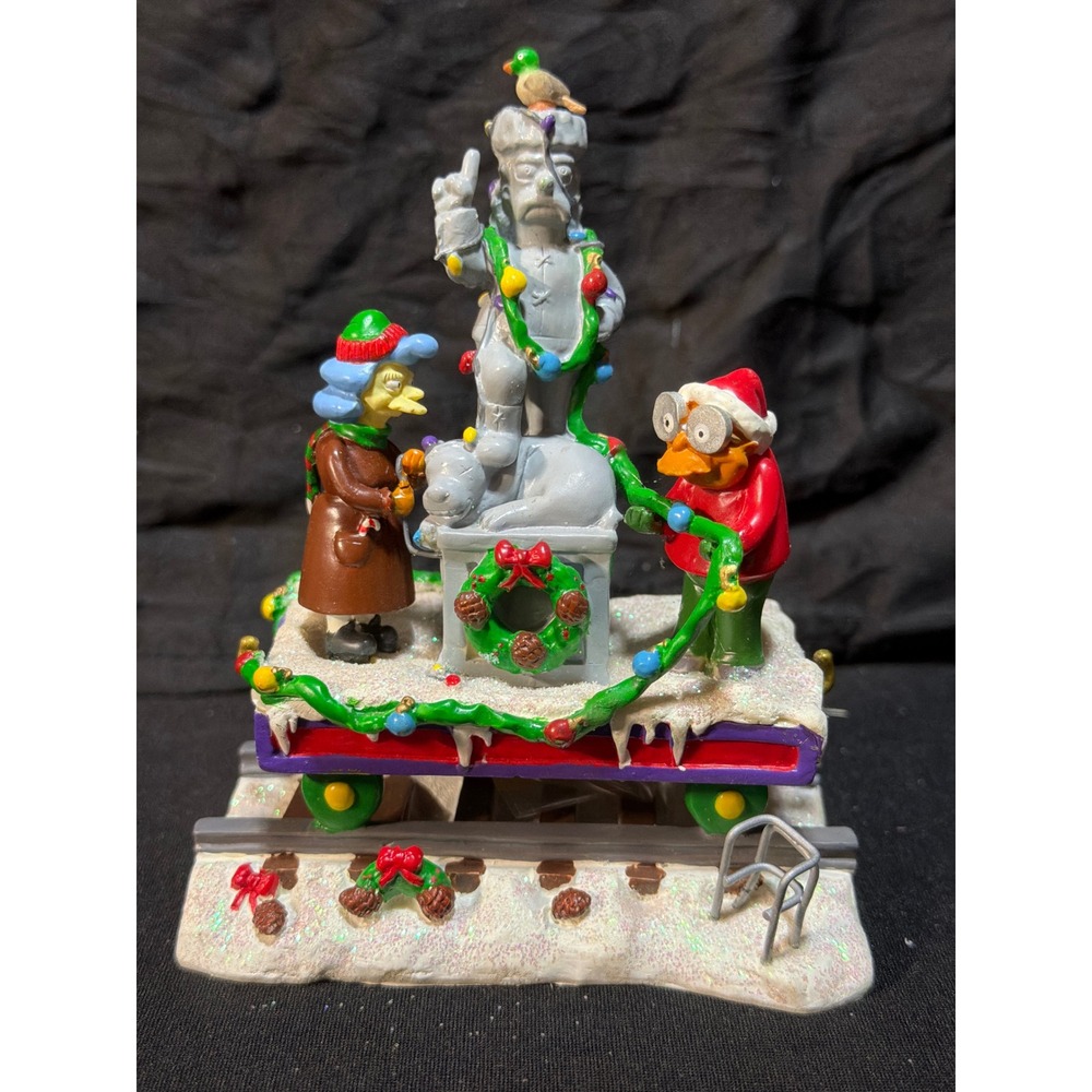 The Simpsons Christmas in Jebidiah Park Express Collection Sculpture 1480